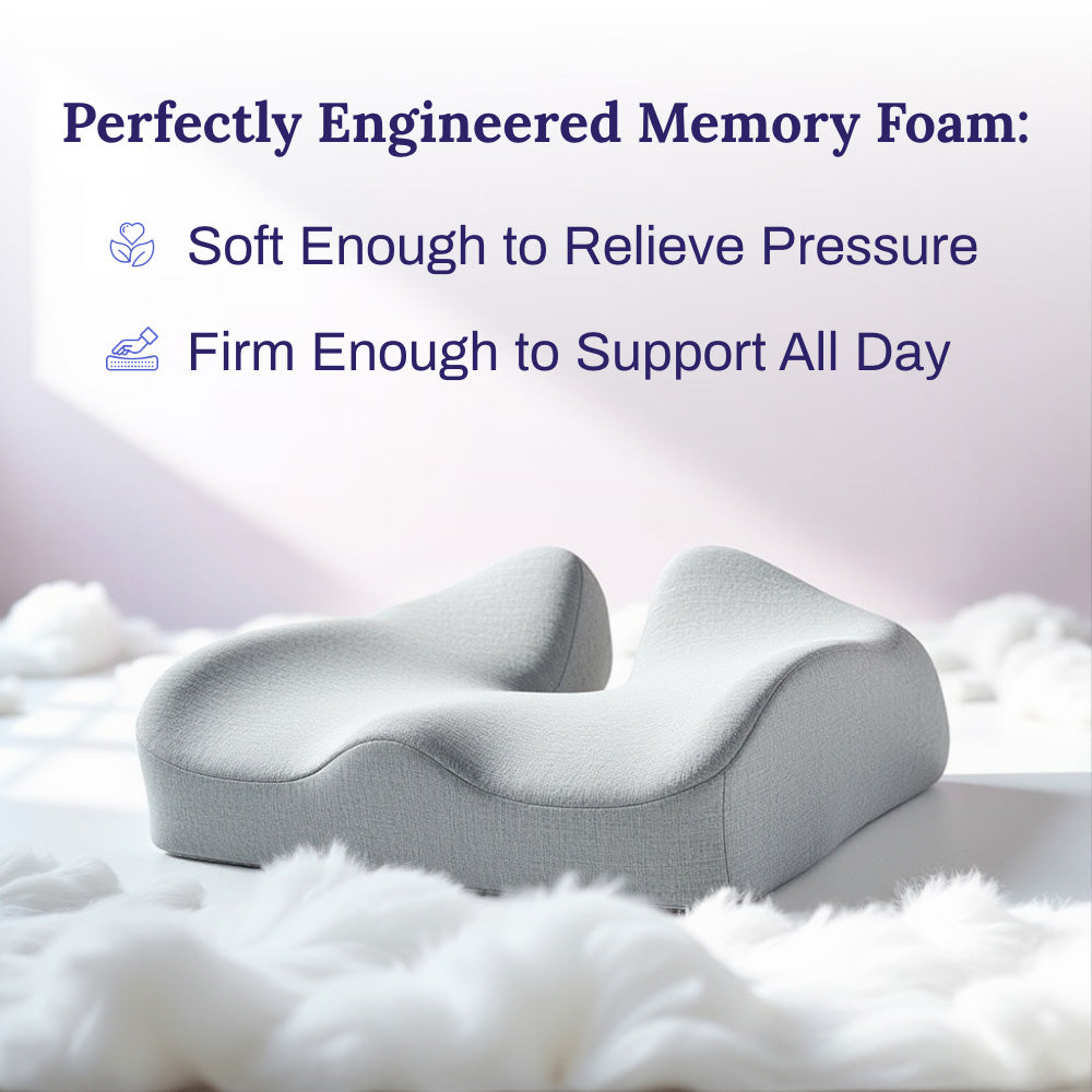 Tushion - Memory Foam Seat Cushion